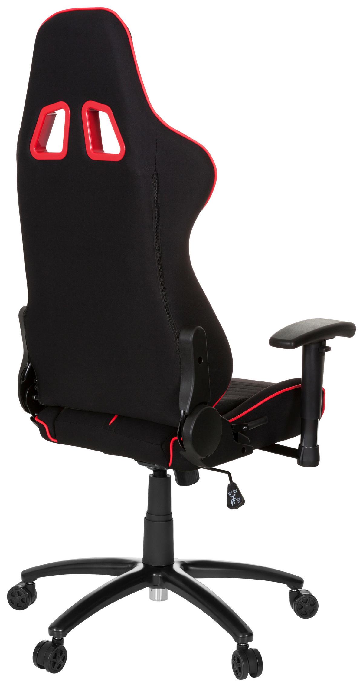 Gamingstuhl League Pro I Rot/schwarz - Rot/Schwarz, MODERN, Kunststoff/Textil (72/138/63cm) - MID.YOU