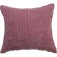 Zierkissen Antonella 40x40 cm Polyester Lila/Mauve mit Zipp - Lila/Mauve, ROMANTIK / LANDHAUS, Textil (40/40cm) - James Wood