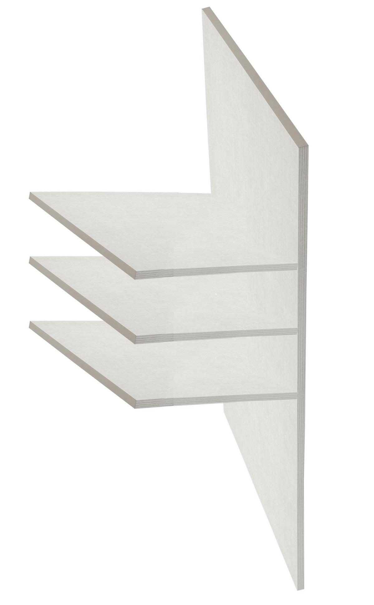 Belső Elosztás Systema - Modern, faalapú anyag/fém (122/131/57cm)