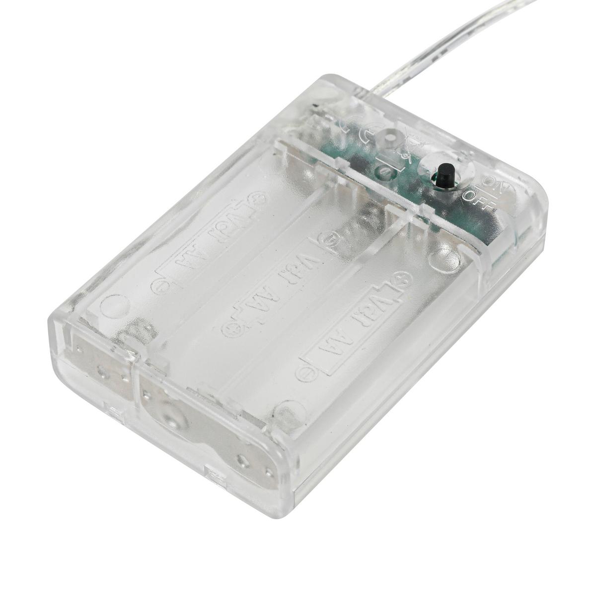 LED-DEKOLEUCHTE CAROLINA - Transparent/Rot, Basics, Kunststoff (11,5/11/13,5cm) - Luca Bessoni