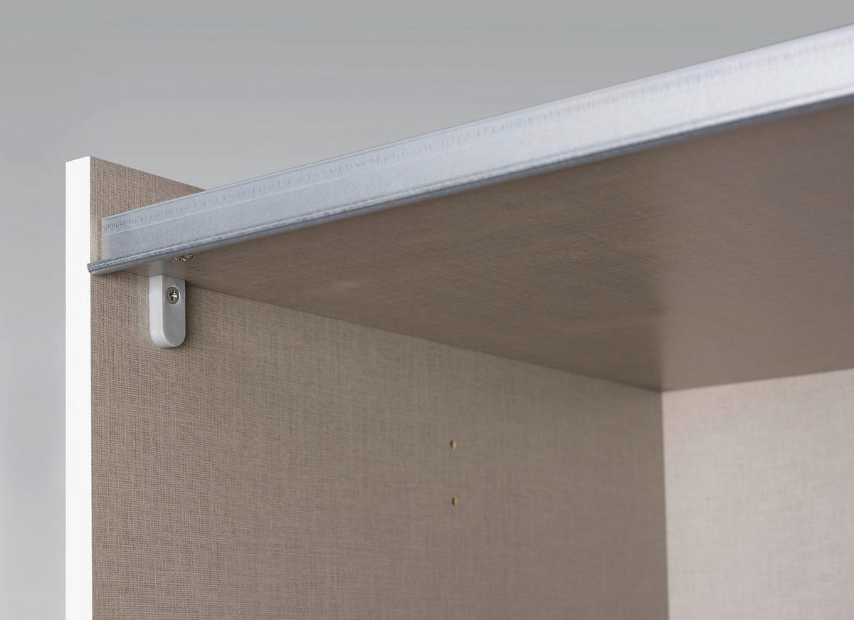 SCHWEBETÜRENSCHRANK Berny, Grau B: 196 cm - Grau, Trend, Holzwerkstoff (196/210/59cm) - Rauch Möbel