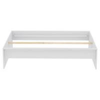 RÁM POSTELE UNIT 140 - bílá, Konvenční, kompozitní dřevo (140/200cm) - Ondega
