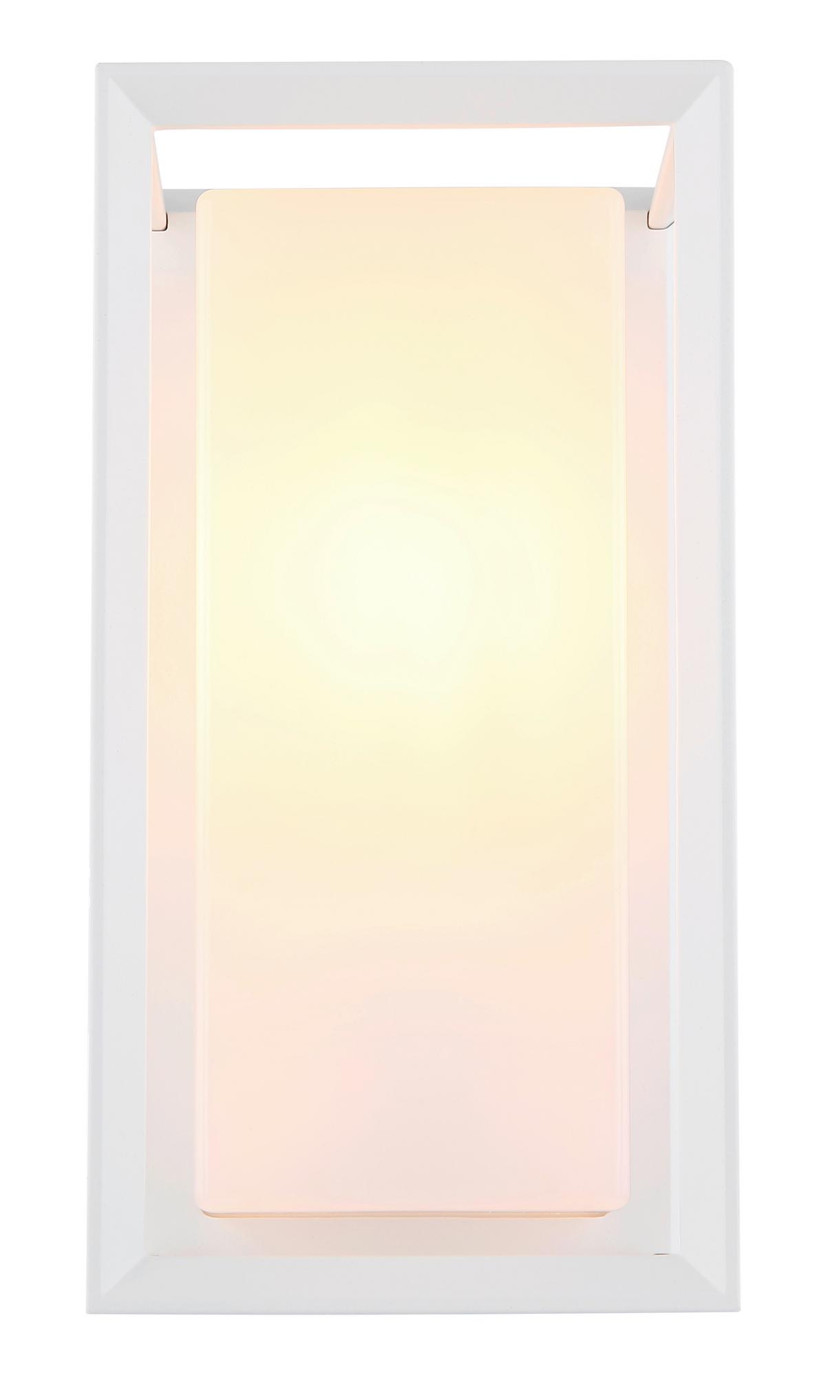 Außenleuchte 31982w - Weiß, KONVENTIONELL, Kunststoff/Metall (13/12,2/24,8cm) - Globo