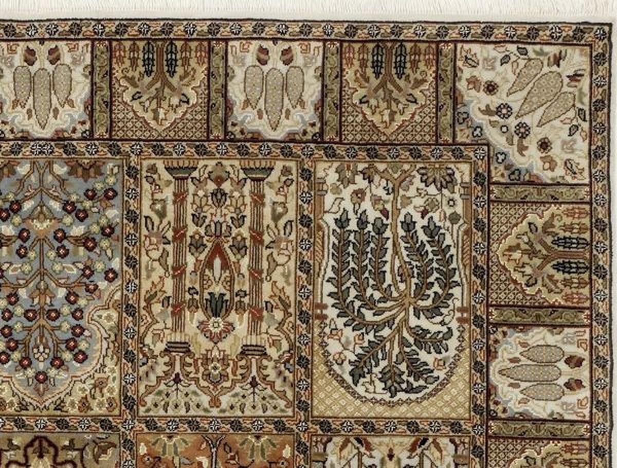 Orientalischer Webteppich Creme Sonam 80x200 cm - Creme, Basics, Textil (80/200cm) - Cazaris