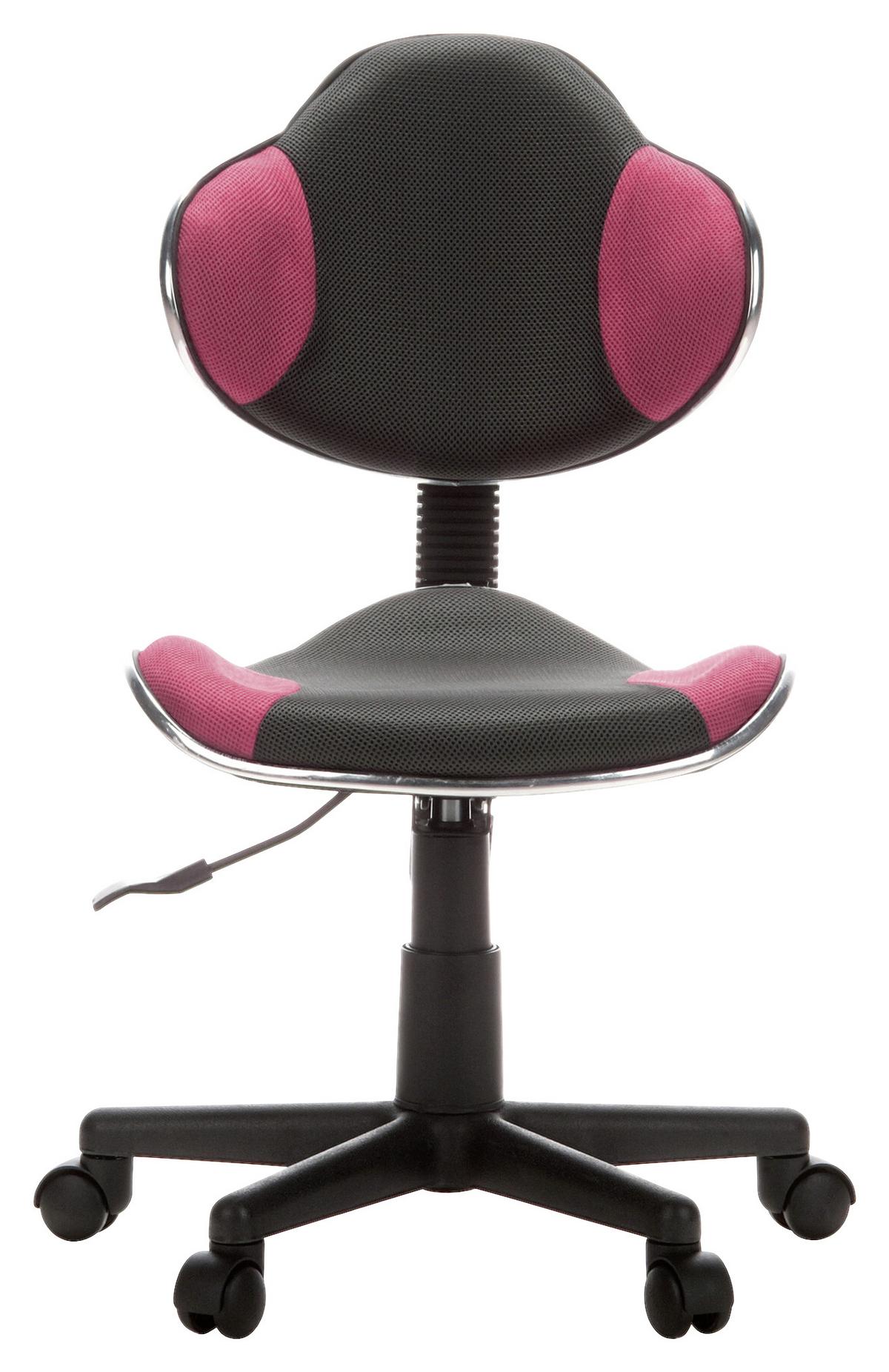 Jugenddrehstuhl Kiddy Gti 2 Pink/ Grau - Pink/Grau, Basics, Kunststoff (45/86-101/42cm) - MID.YOU