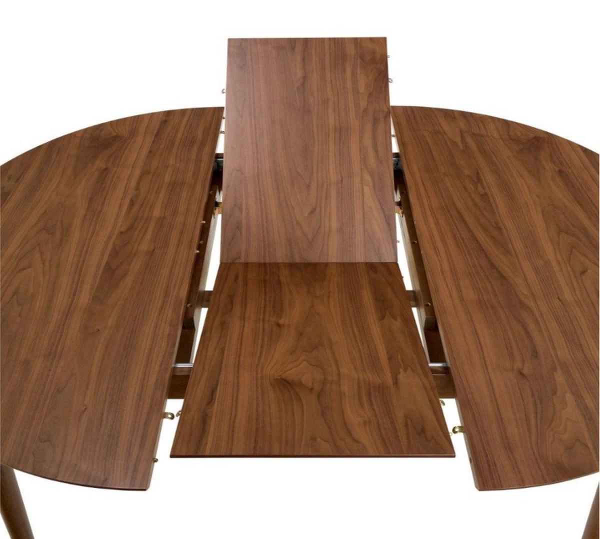 Výsuvný stůl MONTREUX 115-154x75cm - barvy vlašských ořechů, Basics, dřevo (115-154/75/115cm) - MID.YOU