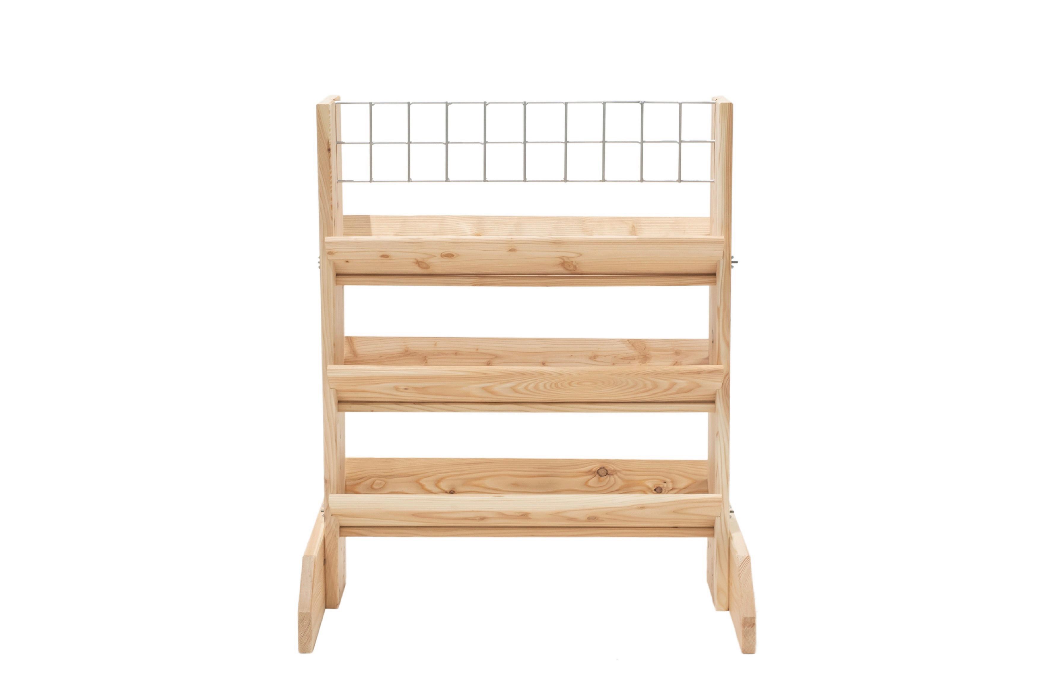 GARTENREGAL KRÄUTERREGAL L - Lärchefarben, Basics, Holz (80/95/50cm)