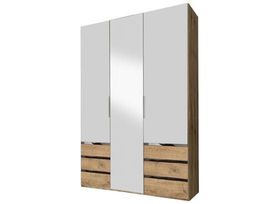 Šatníková Skriňa Level 36 A - farby dubu/biela, Konvenčný, kompozitné drevo (150/236/58cm) Šatníková Skriňa Level 36 A - farby dubu/biela, Konvenčný, kompozitné drevo (150/236/58cm)