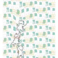 Fototapete Kitty Climbers - Multicolor, Trend, Textil (250/280cm)