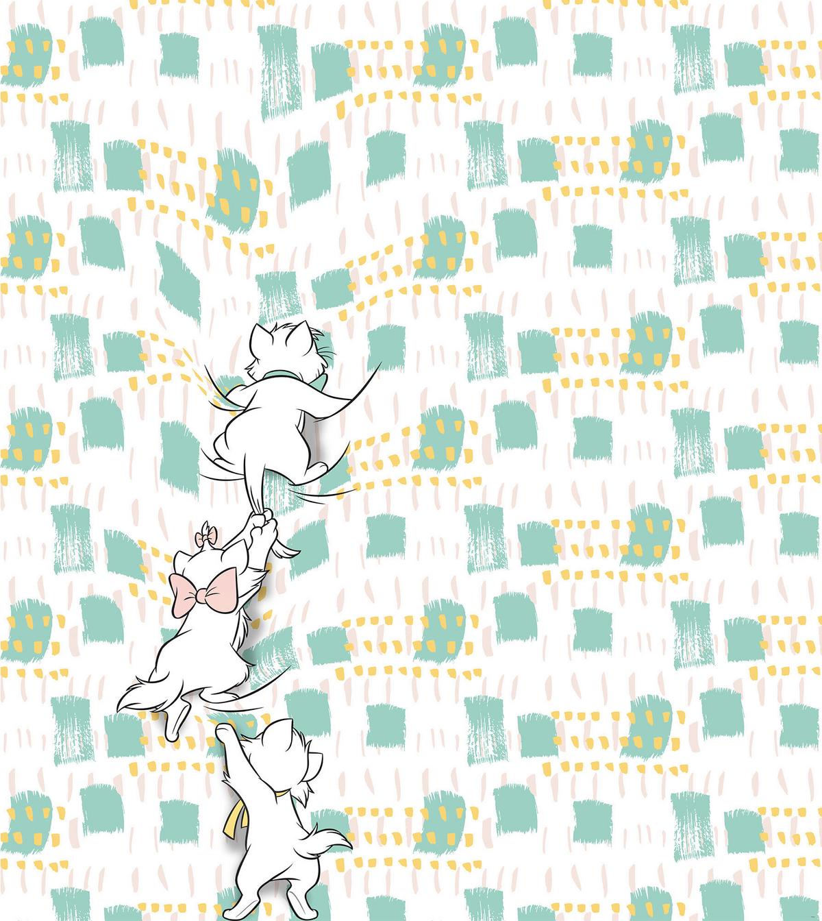 Fototapete Kitty Climbers - Multicolor, Trend, Textil (250/280cm)