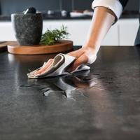 Naturstein Leather Look Naturstein Manhattan Grey - Dunkelgrau/Schwarz, MODERN, Stein - Strasser