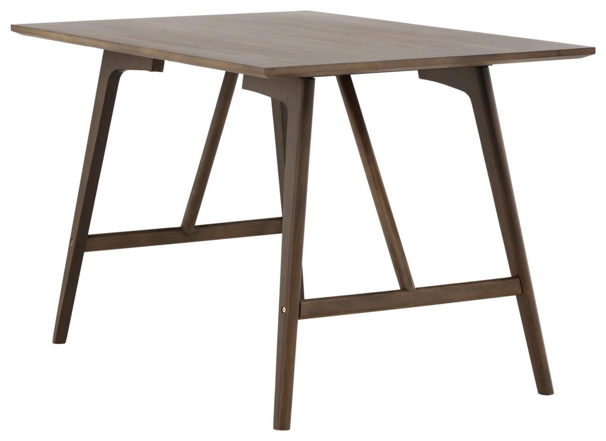 Esstisch Kaseidon - Dunkelbraun, Design, Holz/Holzwerkstoff (120/80/75cm) - Livetastic