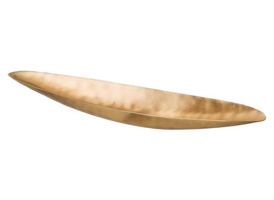 Dekoračná Tácňa Gloria I - zlatá, kov (14/8/32cm) Dekoračná Tácňa Gloria I - zlatá, kov (14/8/32cm)