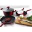 Kochtopfset Bg-8377-Rd - Transparent/Rot, Basics, Glas/Kunststoff (3.15kg) Kochtopfset Bg-8377-Rd - Transparent/Rot, Basics, Glas/Kunststoff (3.15kg)