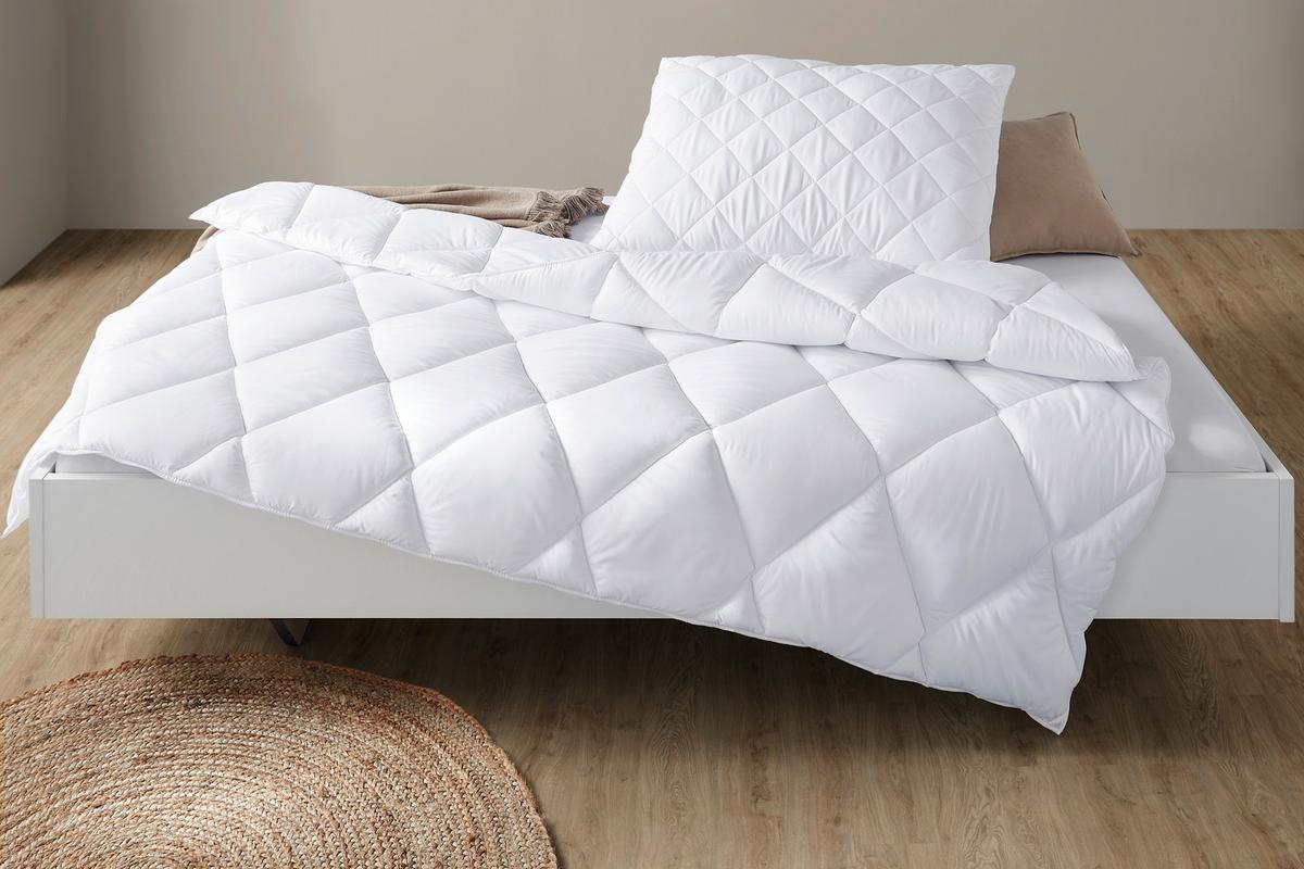 Polštář pod hlavu Vegan micro premium, 70/90cm - bílá, textil (70/90cm) - Nadana