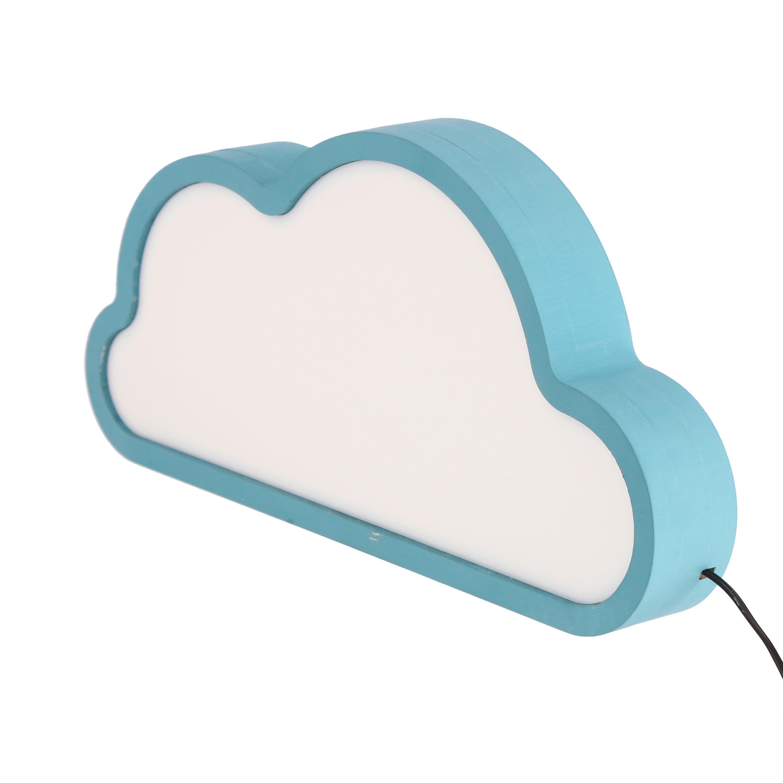 Kindertischleuchte 41-10629 Cloud - Blau, Basics, Holzwerkstoff/Kunststoff (31/3.5/15cm)
