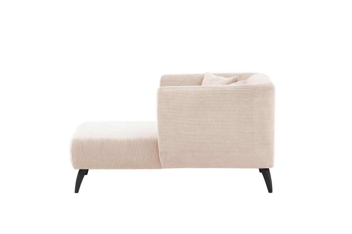 Xxl-sessel Inkl. Zierkissen Colori Beige - Beige/Schwarz, MODERN, Textil (108/84/155cm) - MID.YOU