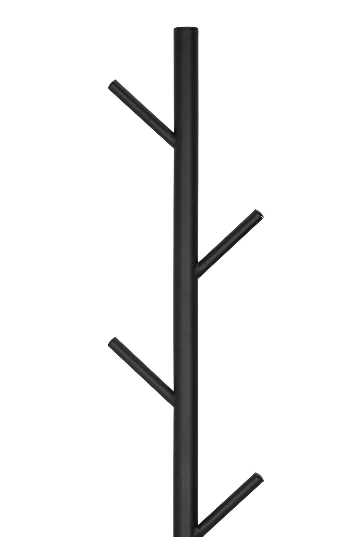 KLEIDERSTÄNDER Schwarz B: 28cm - Schwarz, MODERN, Metall (28/176/28cm) - P & B