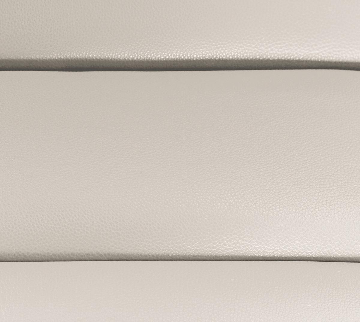 Relaxliege Swing Silver Grau B: 65 cm - Silberfarben/Grau, Design, Leder (65/65-95/171cm) - Livetastic