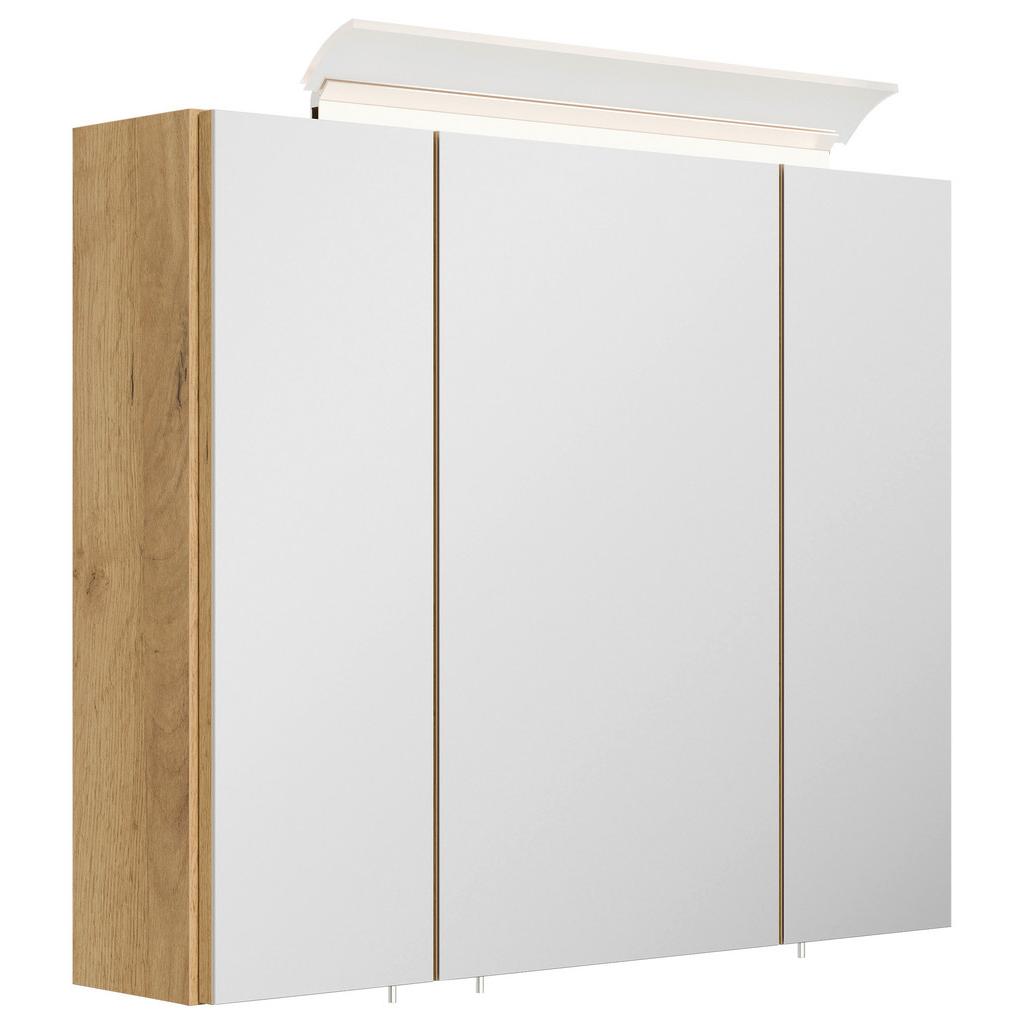 SPIEGELSCHRANK Eiche Dekor B: 75 cm