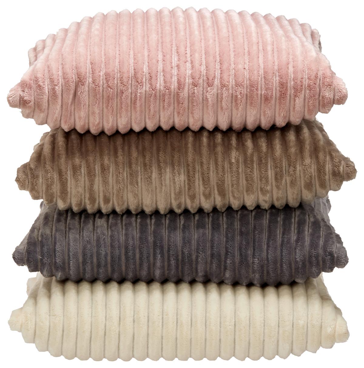 DEKORAČNÝ VANKÚŠ CORDI -TOP- - krémová, Konventionell, textil (45/45cm) - Modern Living