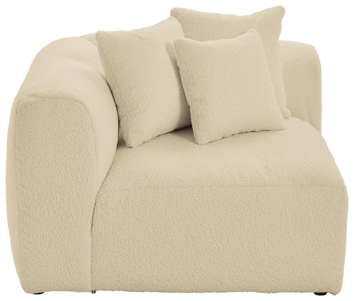Modul Sofa Bloom Ecke B: 115 Cm Beige - Beige, Trend, Textil (115/70/115cm) - Livetastic