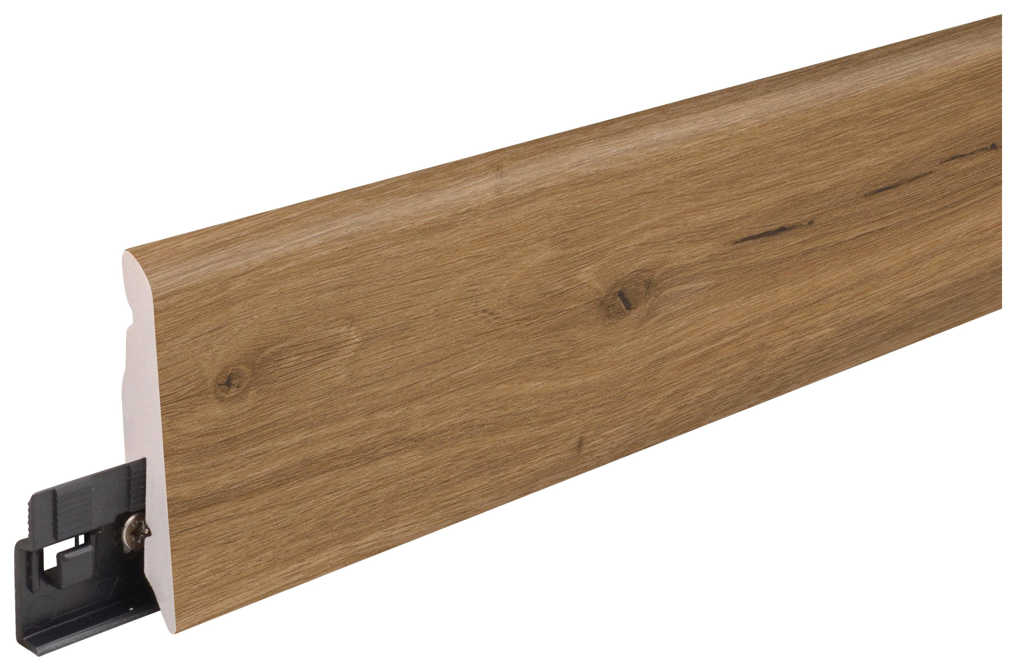 Sockelleiste Country Wood - Birkefarben, Basics, Kunststoff (240/5.8/1.2cm)