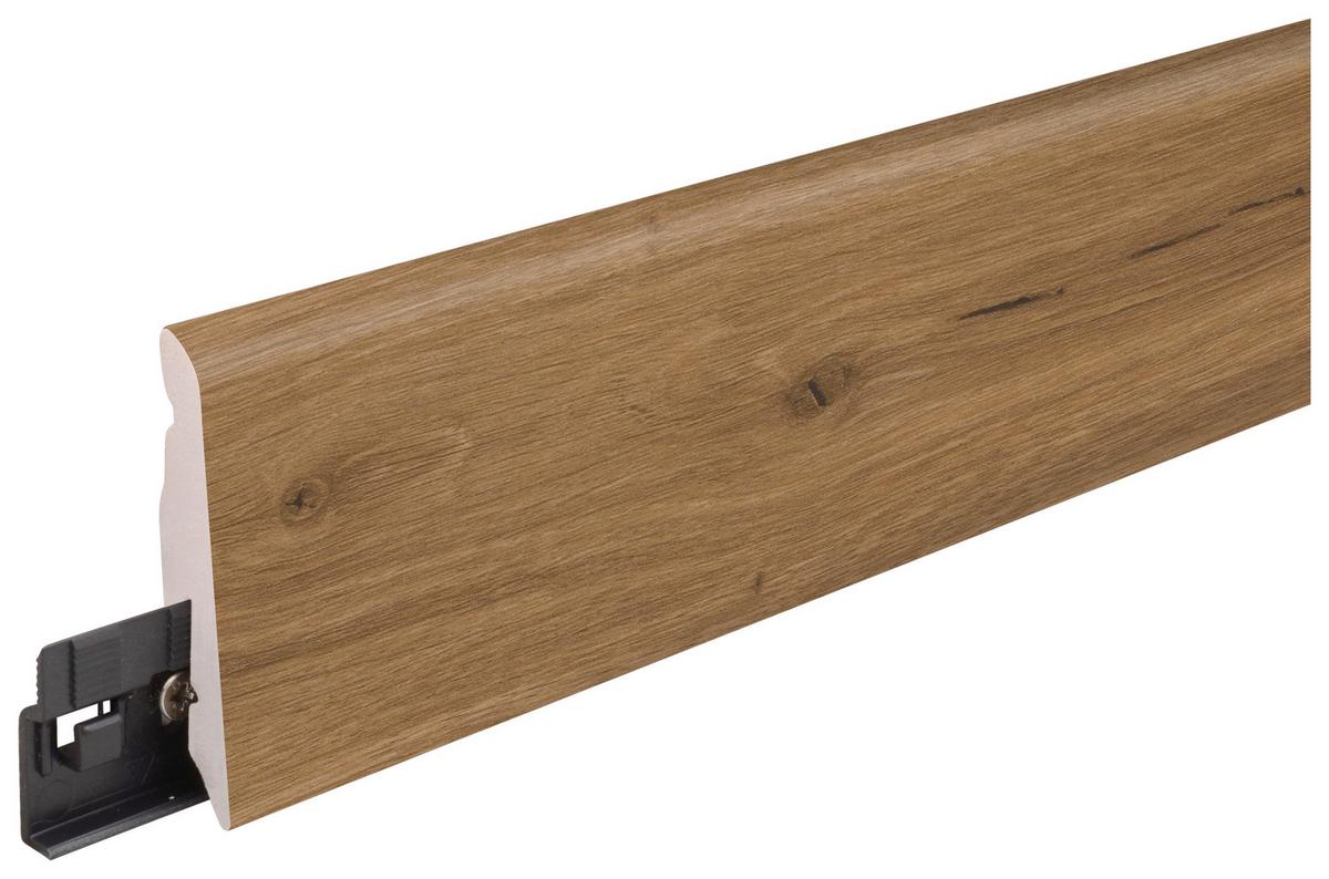 Sockelleiste Country Wood - Birkefarben, Basics, Kunststoff (240/5.8/1.2cm)
