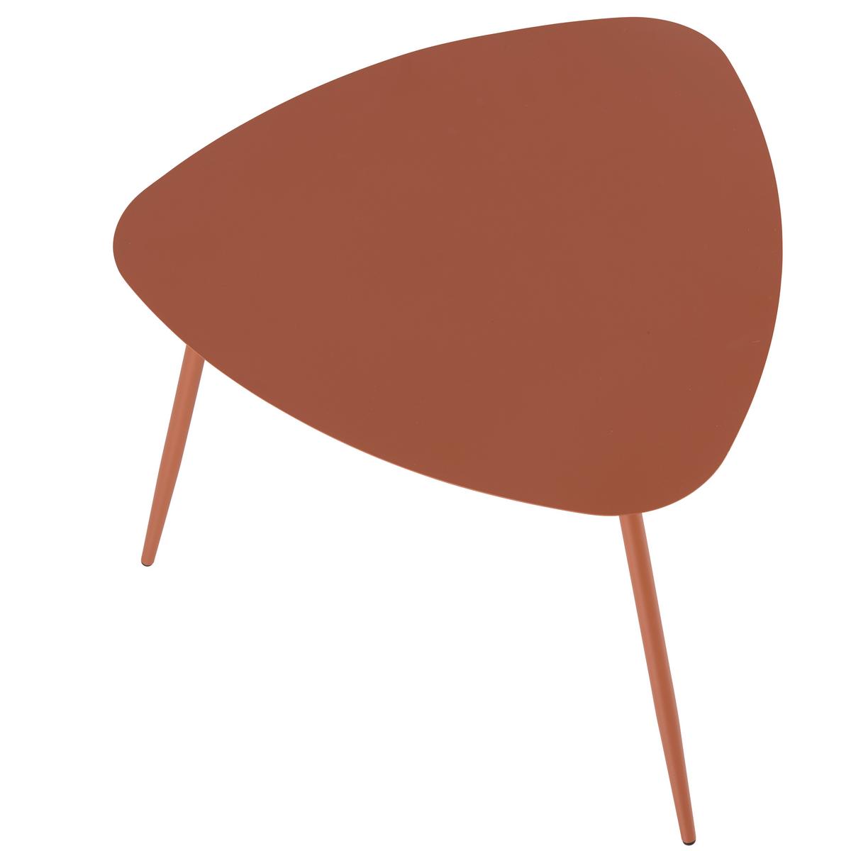 KONFERENČNÍ STOLEK FINE ORANŽOVÁ - oranžová, Moderní, kov (56/45,5/57,5cm) - Mömax