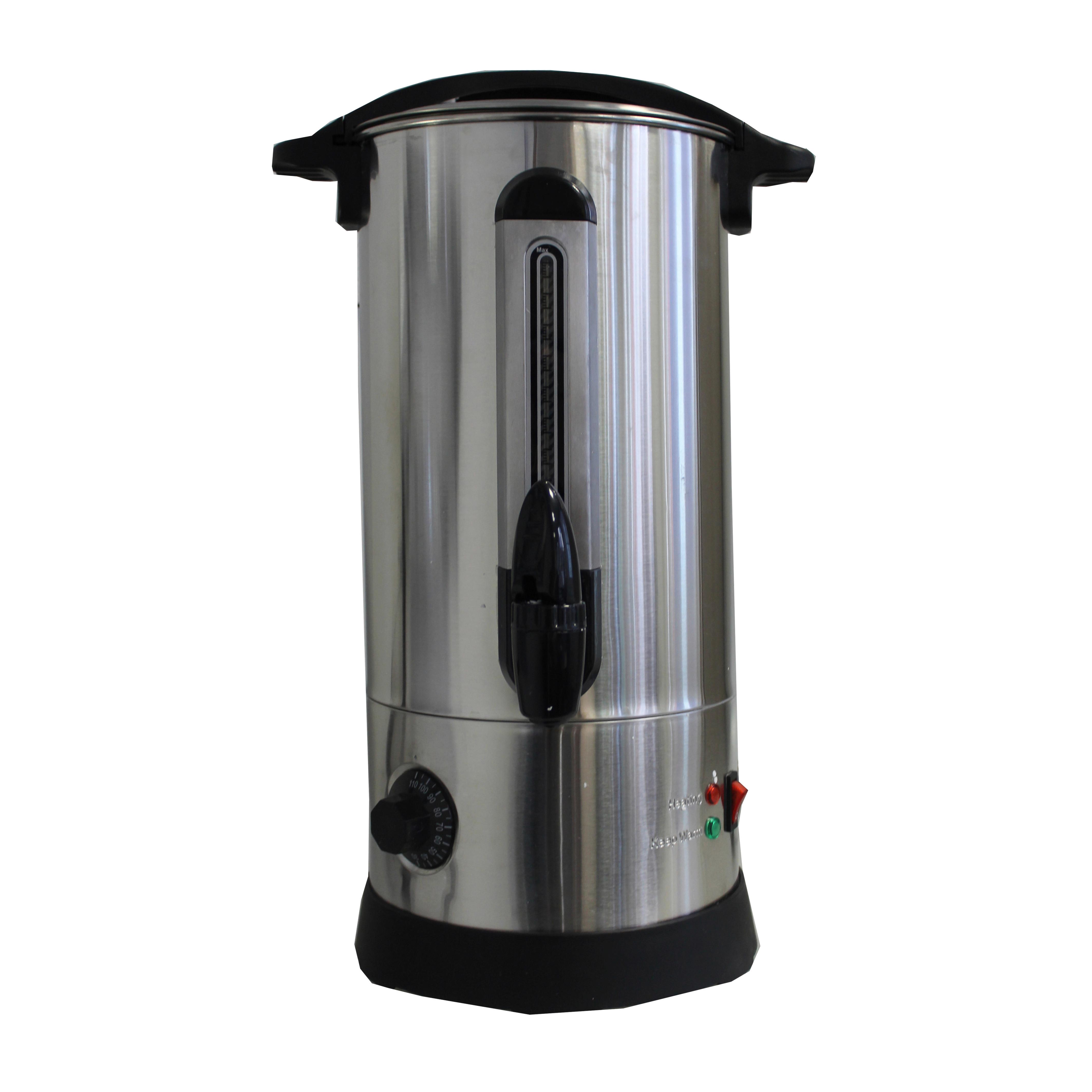 Glühweinbehälter Deski II 8 Liter Bis 100 Grad - Silberfarben, Basics, Kunststoff/Metall