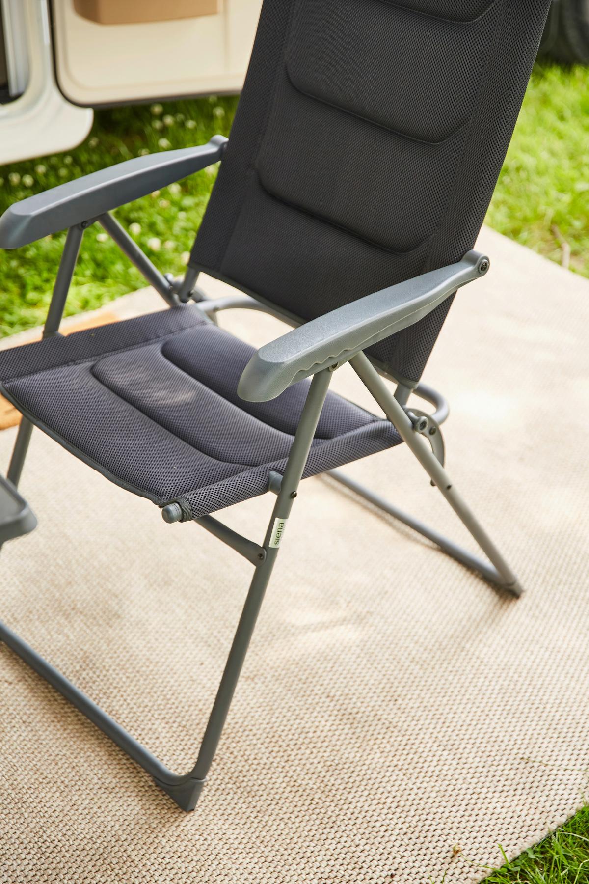 Campingsessel Klappbar M31076 mit Tragetasche - Anthrazit, KONVENTIONELL, Textil/Metall (71/118/59cm) - Siena Garden