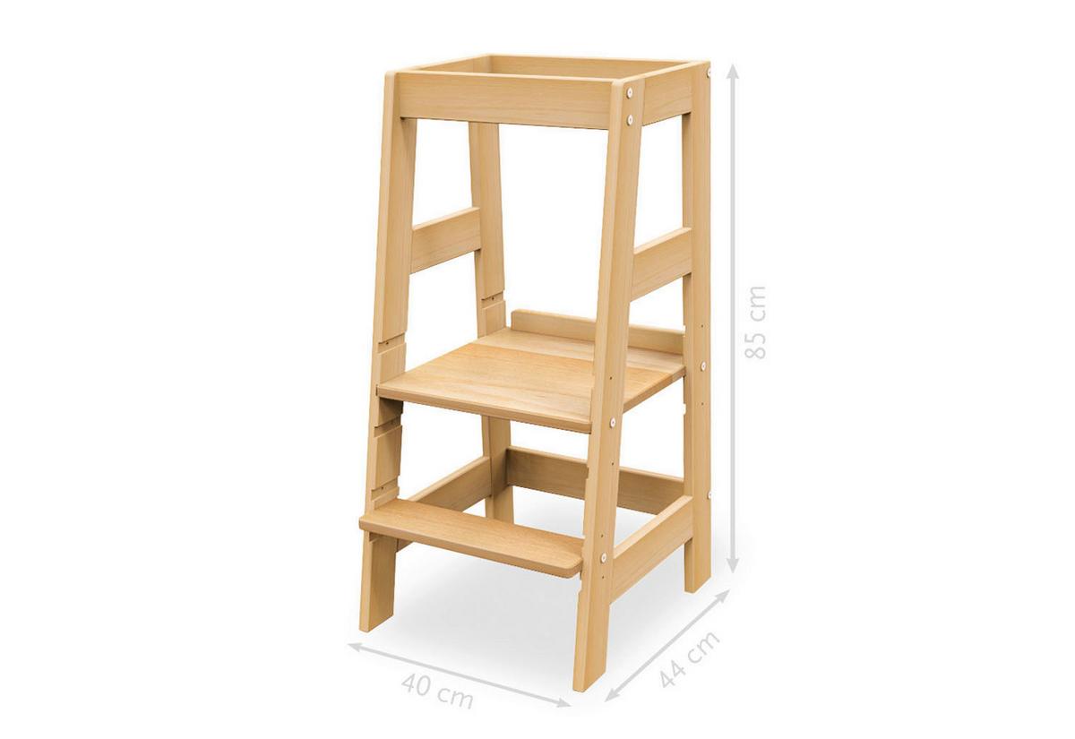 Lernturm 842001 Fino - Buchefarben, Basics, Holz (40/85/47cm) - Pinolino