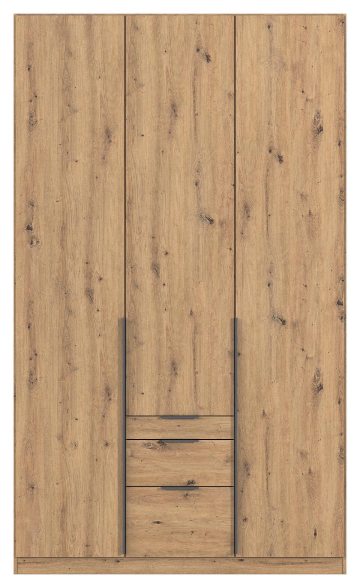 Drehtürenschrank Alabama Eiche Dekor B: 136 Cm - Eiche Artisan, MODERN, Holzwerkstoff (136/229/54cm) - Rauch Möbel