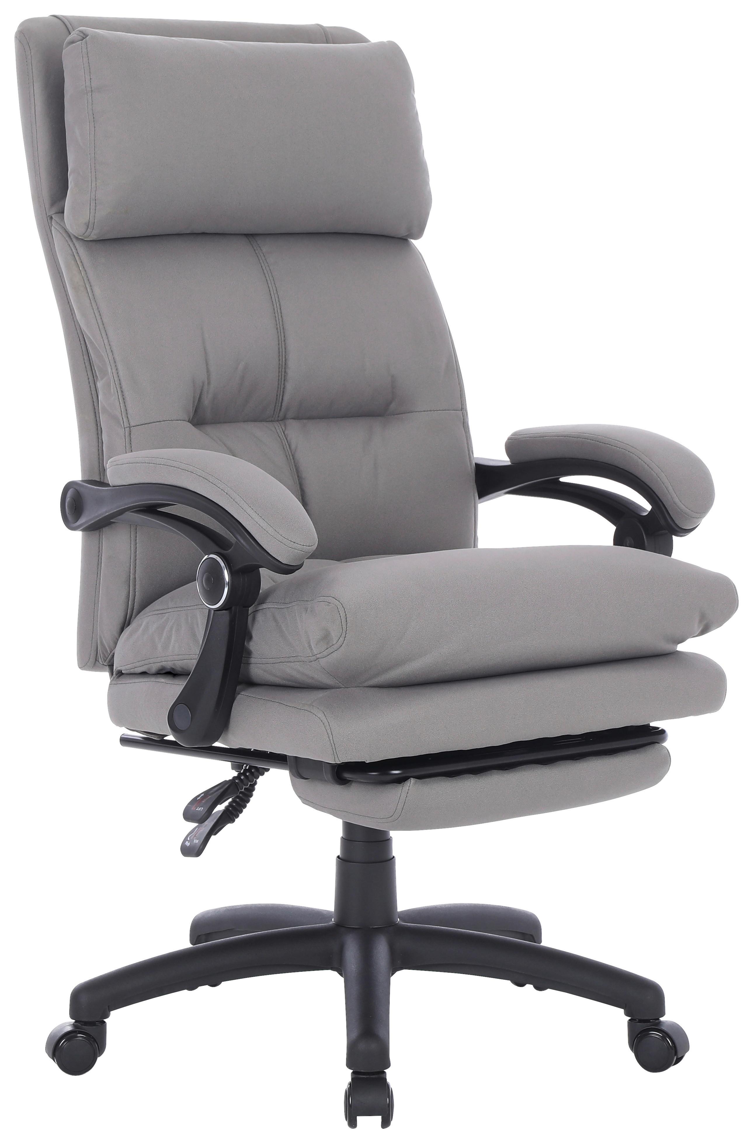 Chefsessel Bernie + Armstützen Grau Bis 140 Kg