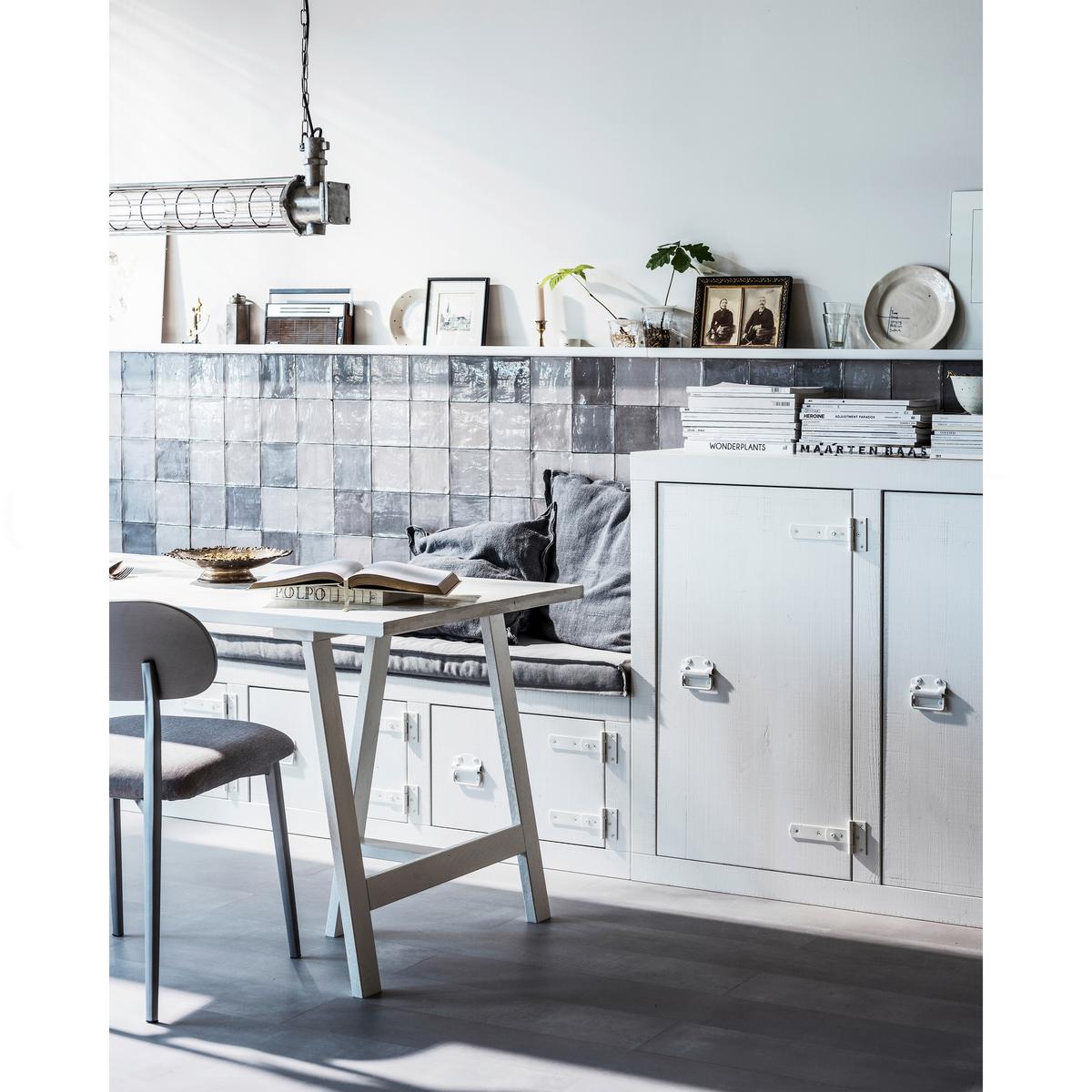 Tischplatte Panel Weiß B: 220cm - Weiß, MODERN, Holz (220/80/3cm) - Livetastic
