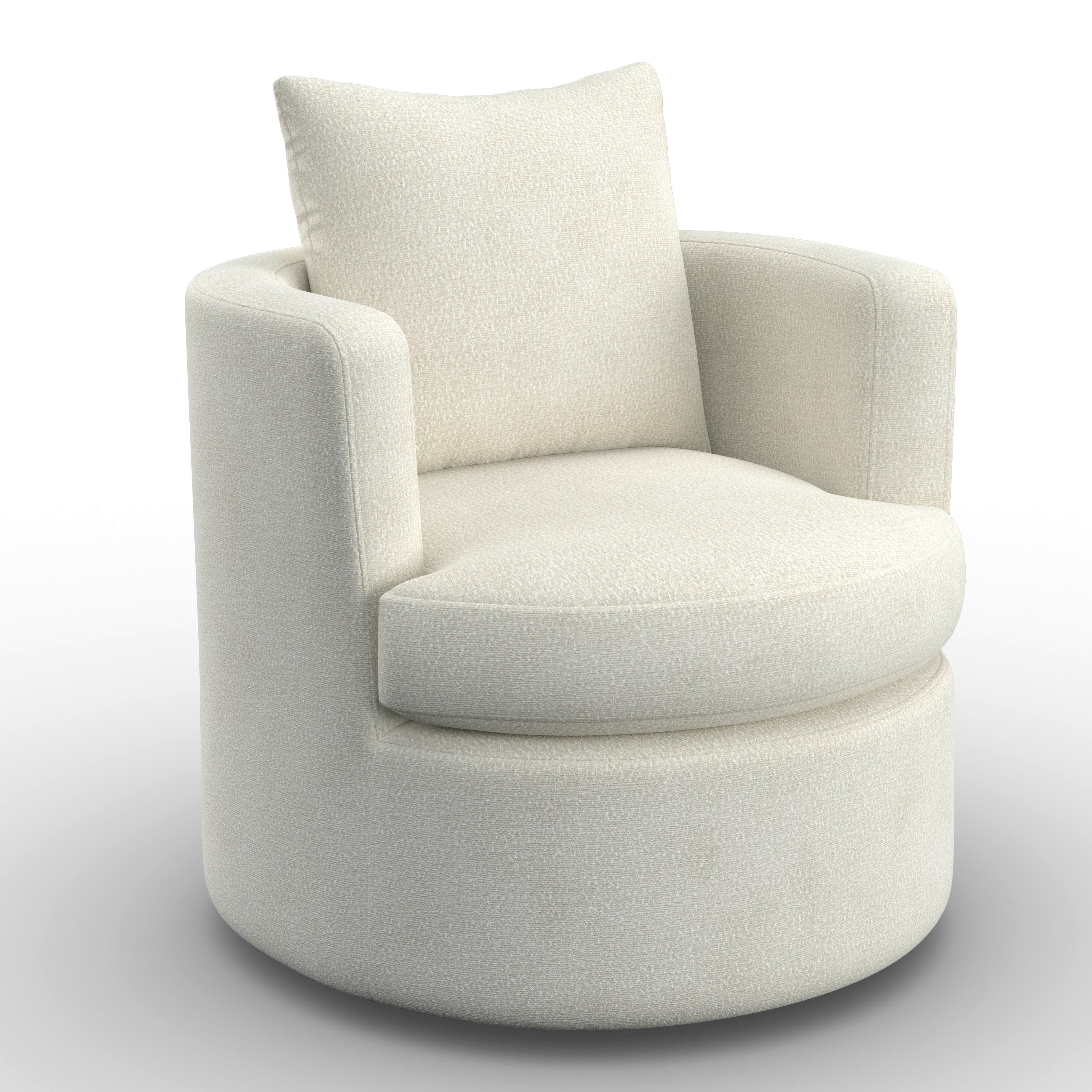 Relaxačné kreslo MARIETA, biela ženilka, max.140 kg - čierna/biela, Modern, kov/drevo (77/81/77cm) - Bessagi Home
