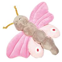 Plüschtier Schmetterling - Rosa/Grau, Trend, Textil (30cm)