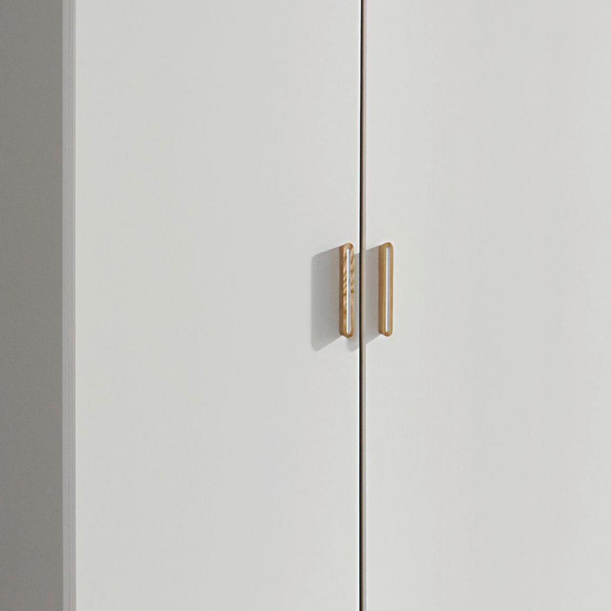 Drehtürenschrank 137cm Falun, Weiß - Weiß, Design, Holzwerkstoff (137/203/53cm) - Rauch Möbel