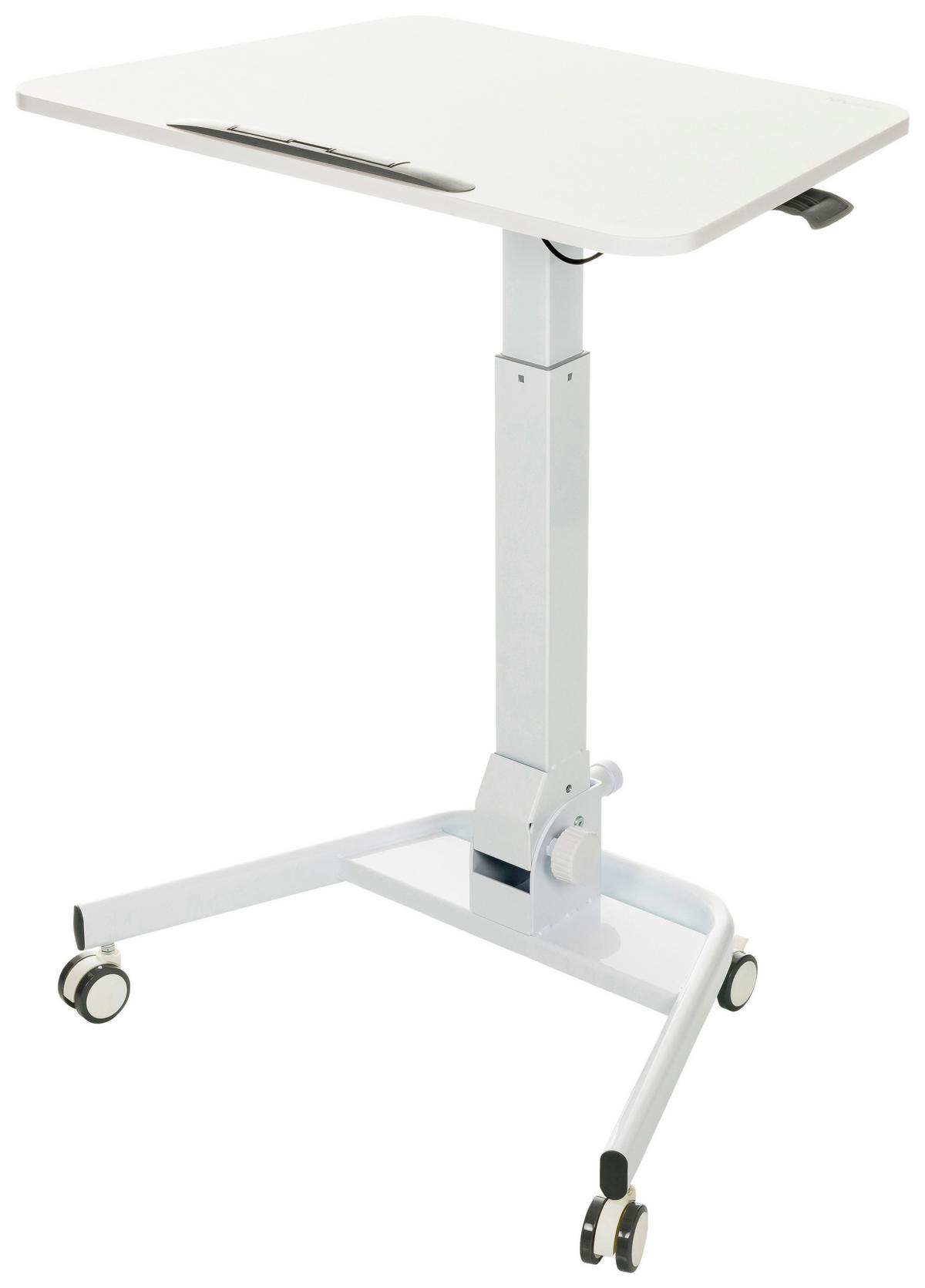 Sitz/stehtisch, Arbeitstisch Stand Vm-Su Ii - Weiß, Basics, Holzwerkstoff/Kunststoff (73/50/77cm) - MID.YOU