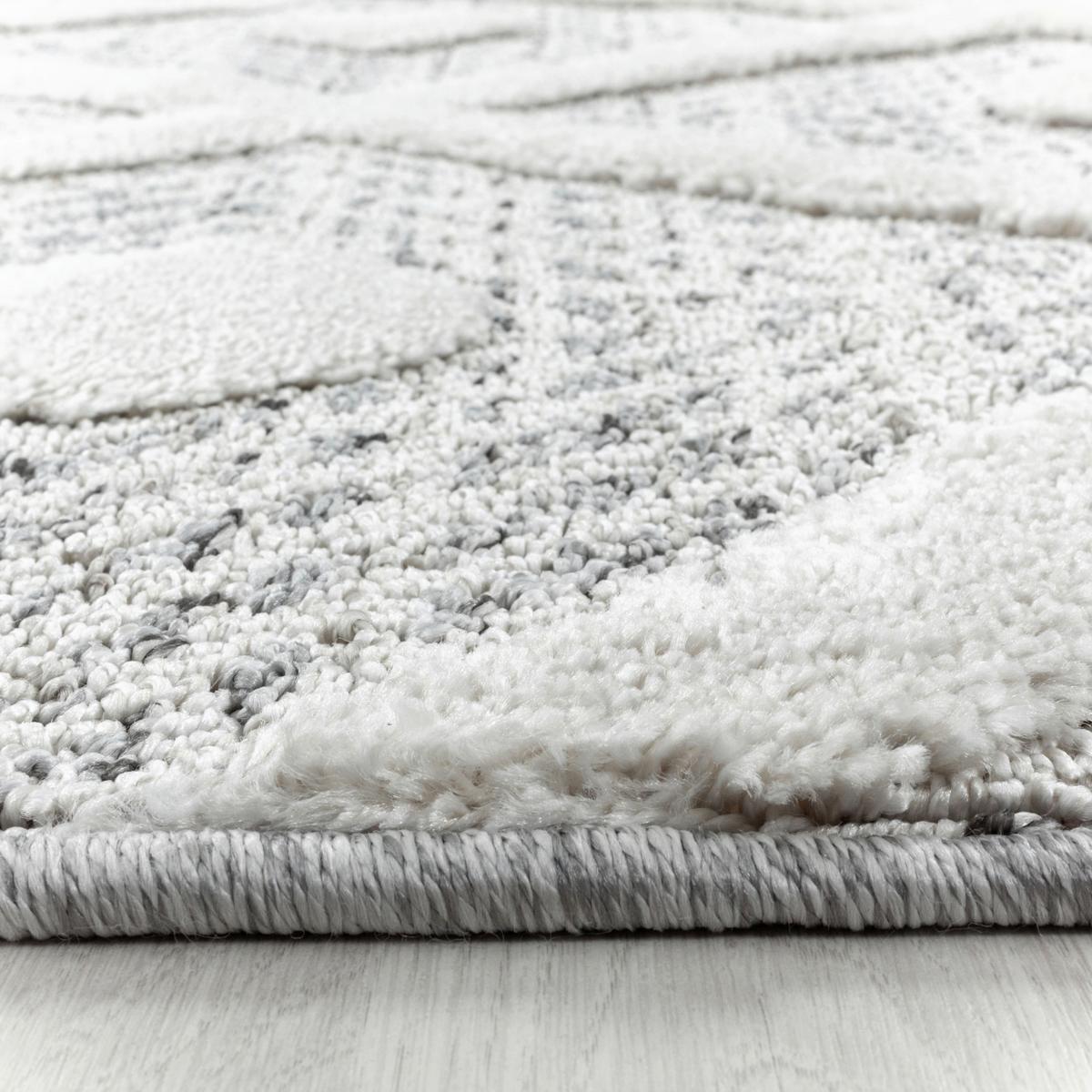Webteppich Grau Pisa 280x370 cm - Grau, KONVENTIONELL, Textil (280/370cm)