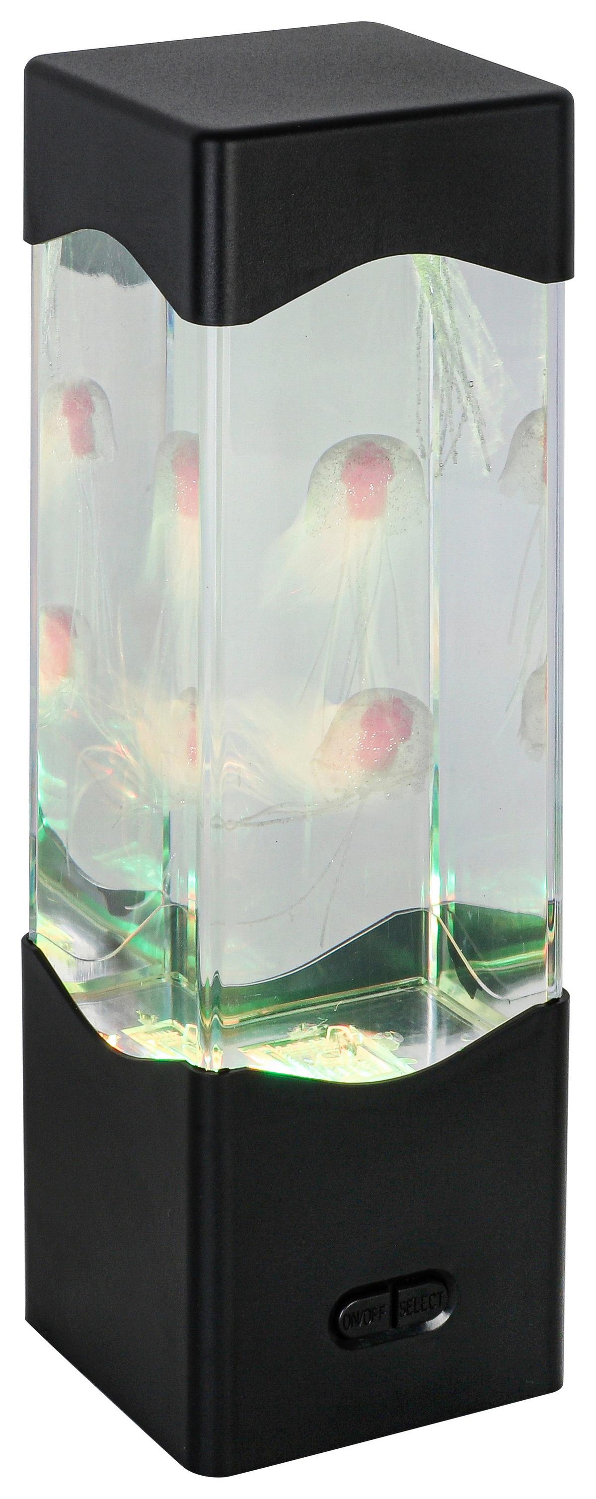 DEKORAČNÉ LED SVIETIDLO QUALI - priehľadné/čierna, Modern, plast (7,5/23,3/7,5cm) - Mömax