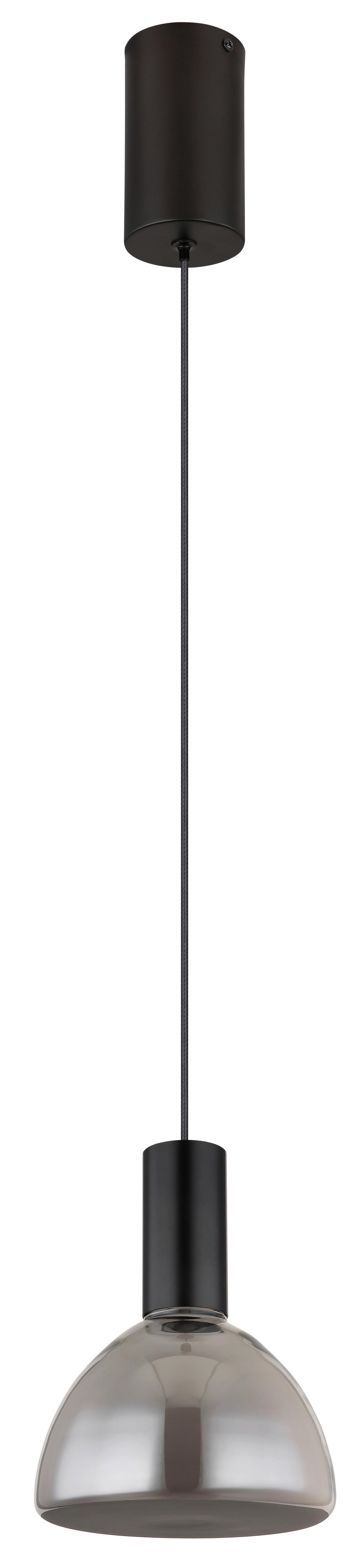 LED-Hängeleuchte 15741h1 - Schwarz, Design, Glas/Metall (42/150cm) - Globo