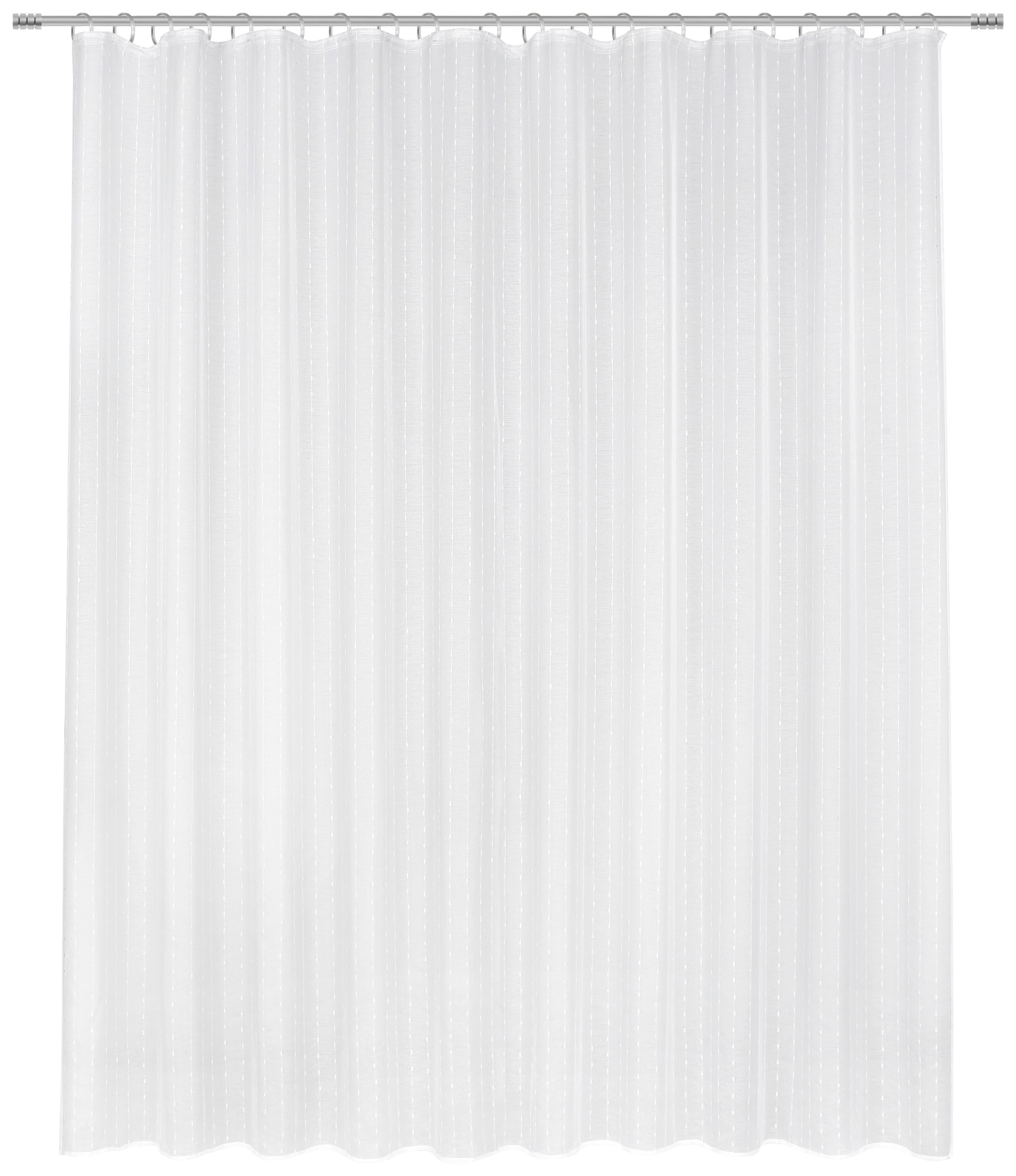 Kusová Záclona Lisa Store 3, 300/245cm - biela, Romantický / Vidiecky, textil (300/245cm) - Modern Living