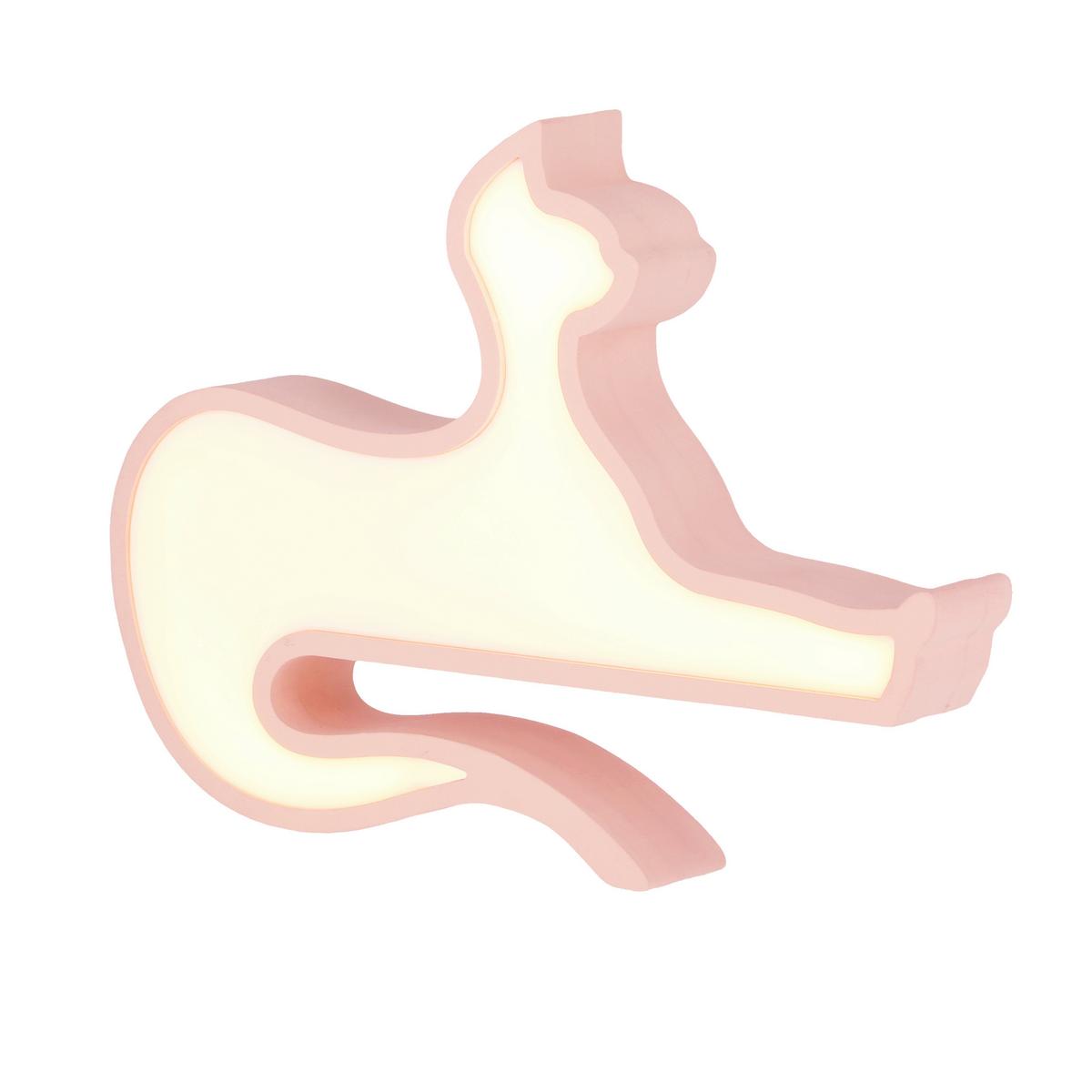 Kindertischleuchte 41-11824 Cat - Pink, Basics, Holzwerkstoff/Kunststoff (28.5/3.5/20.5cm)