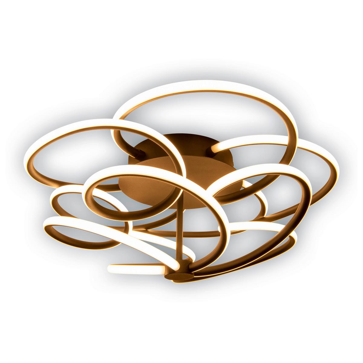 LED-Deckenleuchte 1386822 - Schwarz, Basics, Metall (57 cmcm) - Näve