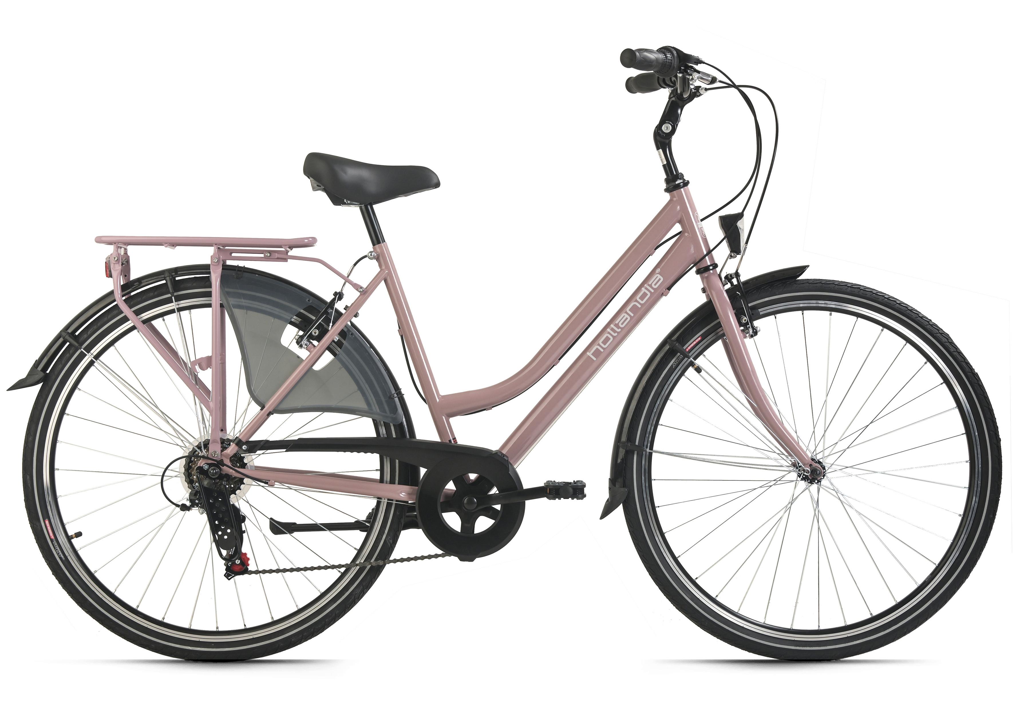 Citybike Hollandia City Next Hellrosa, 28 Zoll - Hellrosa, Basics, Metall (25/140/60cm)