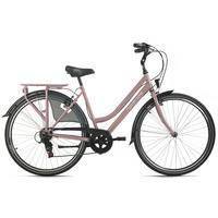 Citybike Hollandia City Next Hellrosa, 28 Zoll - Hellrosa, Basics, Metall (25/140/60cm)