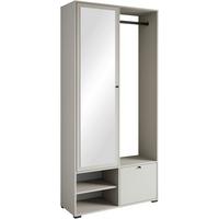 Garderobe Dino Beige-Kaschmir B: 90 cm - Kaschmir/Beige, Trend, Holzwerkstoff (90/190/33cm) - P & B