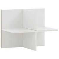 Regaleinsatz 400 Regalkreuz - Weiß, MODERN, Holzwerkstoff (47,5/38,4/32,8cm) - MID.YOU