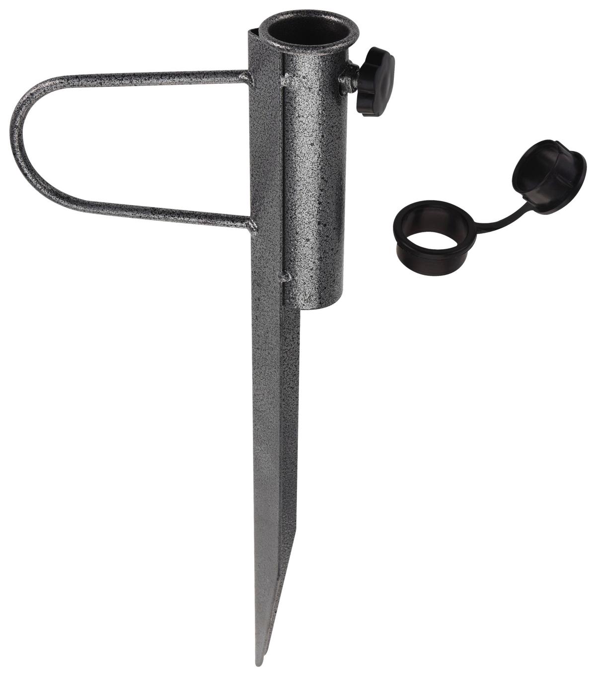 Schirmständer Dv8100480 - Dunkelgrau, Basics, Metall (4,6/41,5/20,0cm)